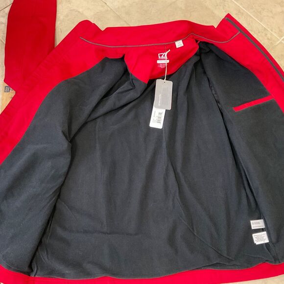 NWT Google DevRel Google Cloud Next Cutter & Buck WeatherTec Jacket Large NEW - Picture 11 of 13